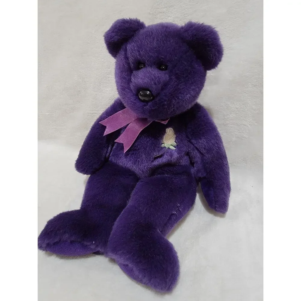 RARE 1998 Ty The Beanie Buddies Collection 14 Inch Bear Princess Diana Plush